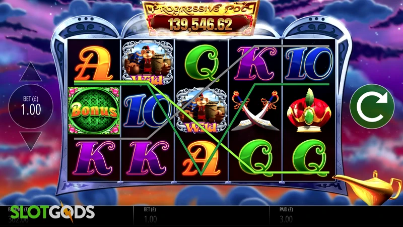 Genie Jackpots Slot - Screenshot 2