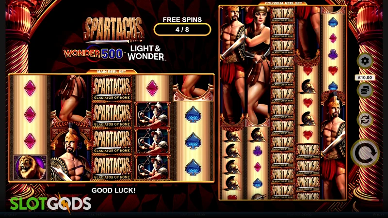 Spartacus 500 Slot - Screenshot 3