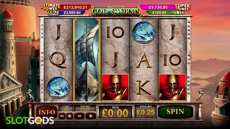 Age of the Gods: God of Storms Slot - Screenshot 2
