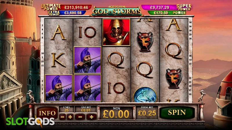 Age of the Gods: God of Storms Slot - Screenshot 3
