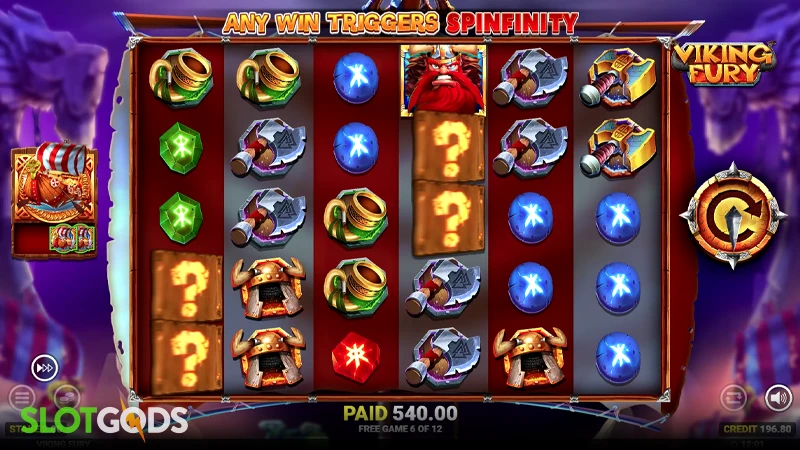 Viking Fury Spinfinity Slot - Screenshot 3