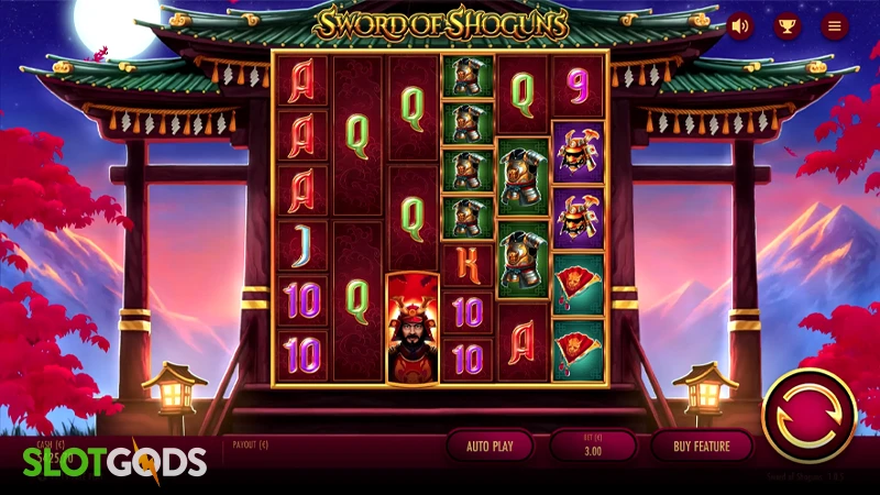 Sword of Shoguns Slot - Screenshot 1