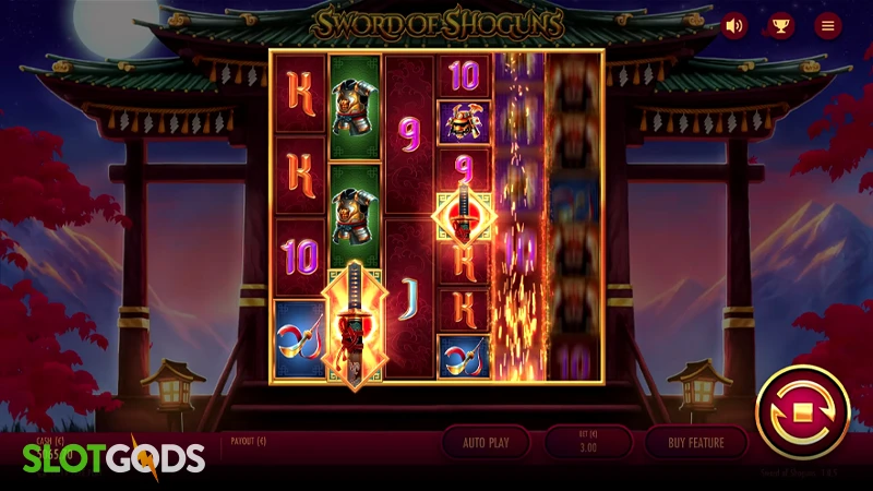 Sword of Shoguns Slot - Screenshot 2