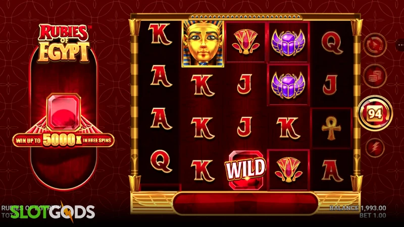 Rubies of Egypt Slot - Screenshot 1