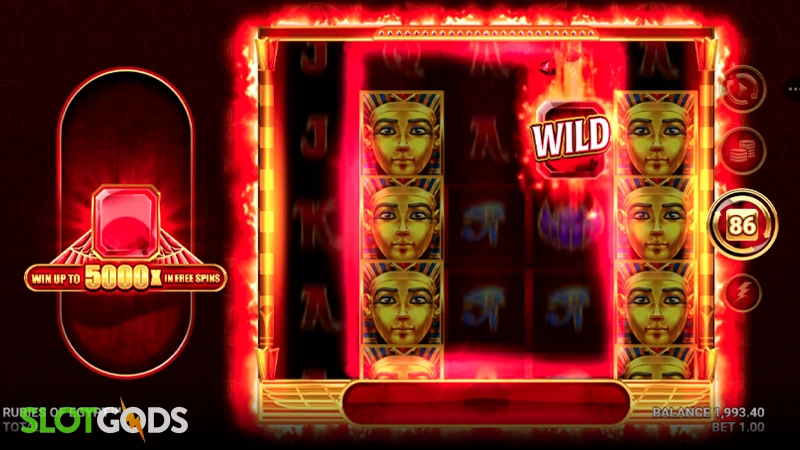Rubies of Egypt Slot - Screenshot 3