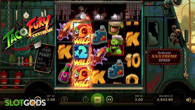 Taco Fury XXXtreme Slot - Screenshot 2