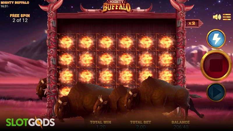 Mighty Buffalo Slot - Screenshot 3