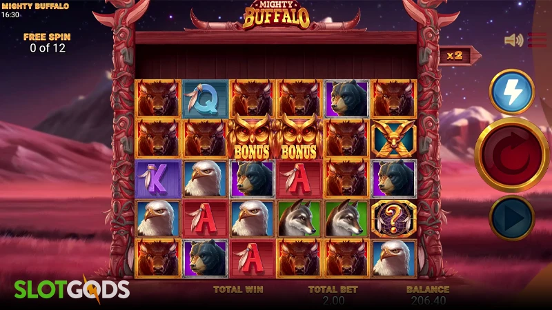 Mighty Buffalo Slot - Screenshot 2