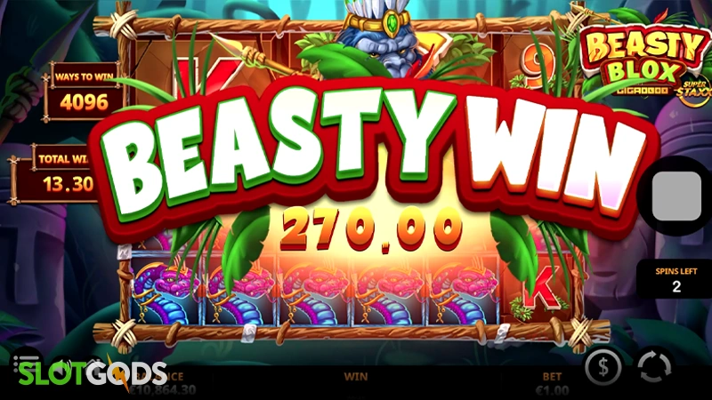 Beasty Blox GigaBlox™ Slot - Screenshot 4
