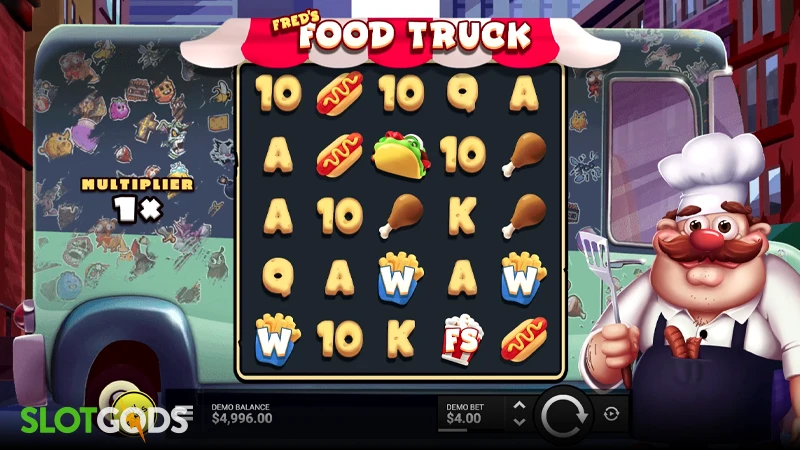 Fred’s Food Truck Slot - Screenshot 1