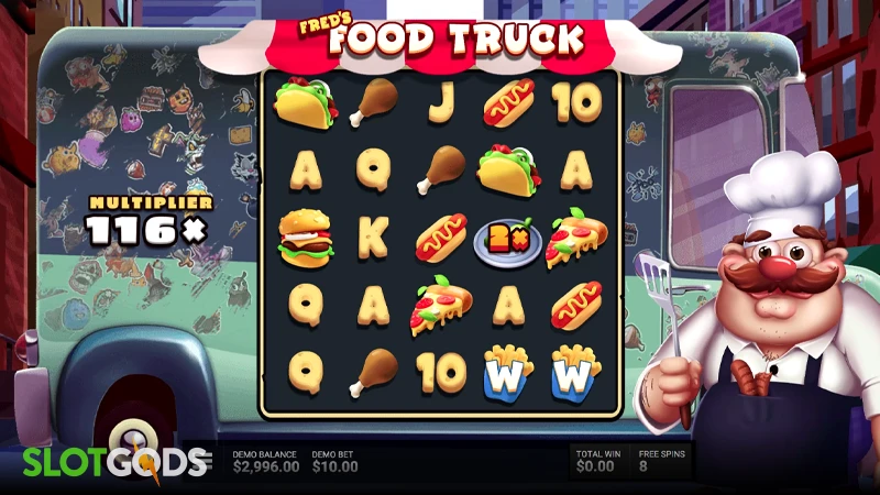 Fred’s Food Truck Slot - Screenshot 3