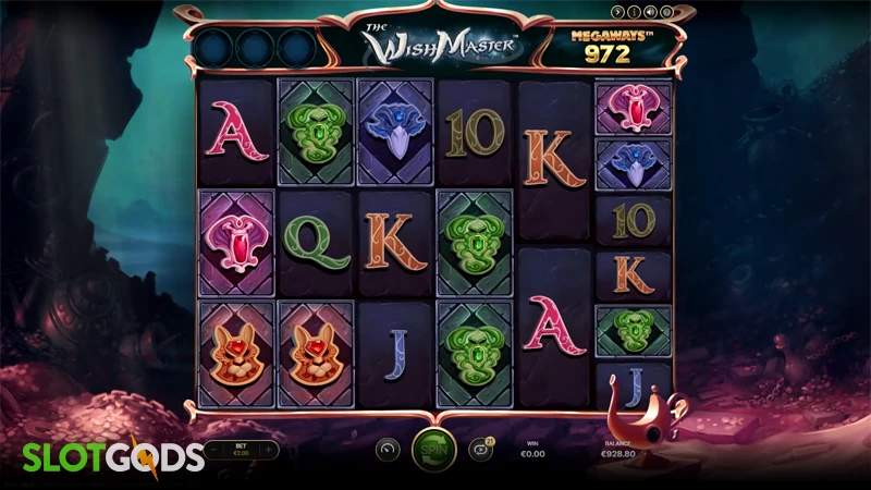 The Wish Master Megaways Slot - Screenshot 1