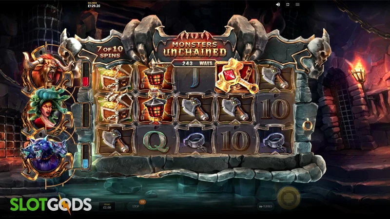 Monsters Unchained Slot - Screenshot 1