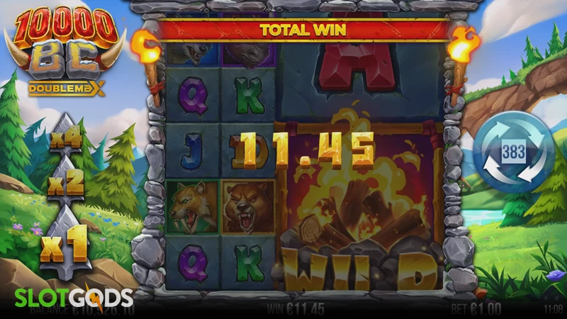 10000BC DoubleMax Slot - Screenshot 4