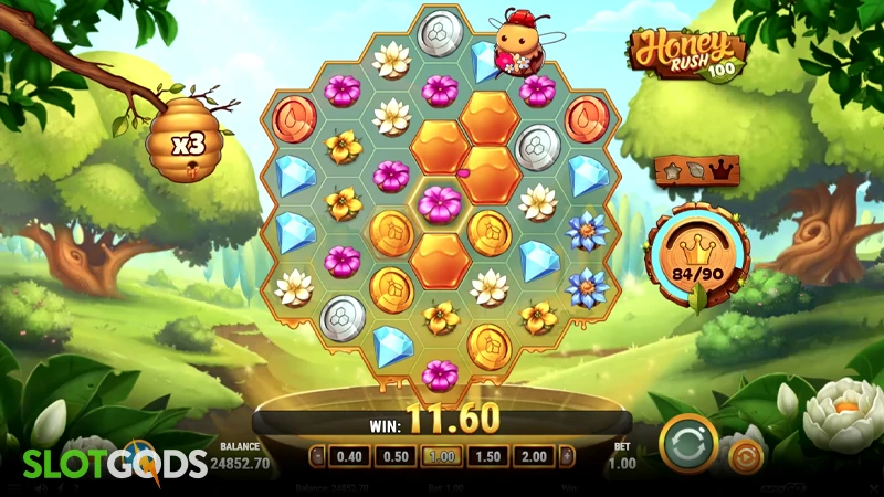 Honey Rush 100 Slot - Screenshot 3