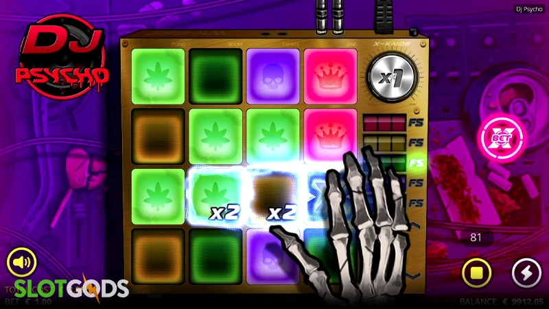 DJ Psycho Slot - Screenshot 2