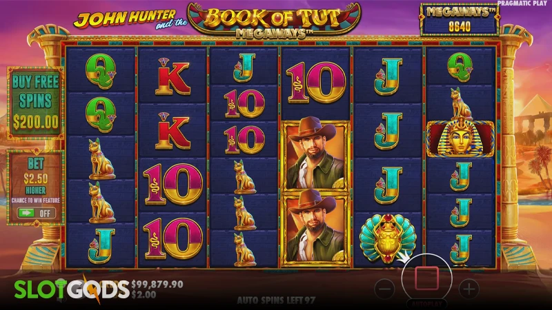 Book of Tut Megaways Slot - Screenshot 1