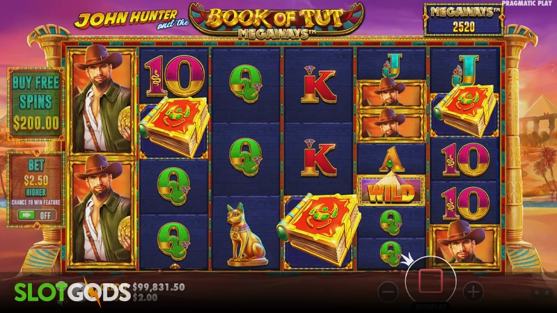 Book of Tut Megaways Slot - Screenshot 2
