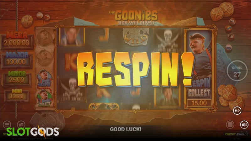 The Goonies Hey You Guys Slot - Screenshot 3