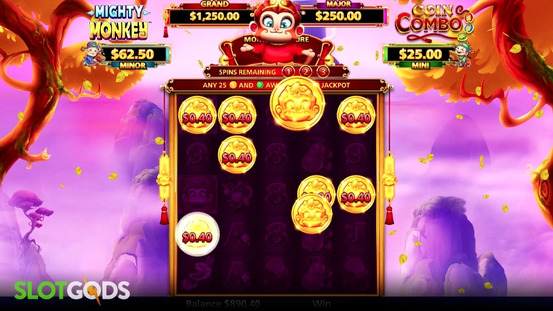 Mighty Monkey Coin Combo Slot - Screenshot 2