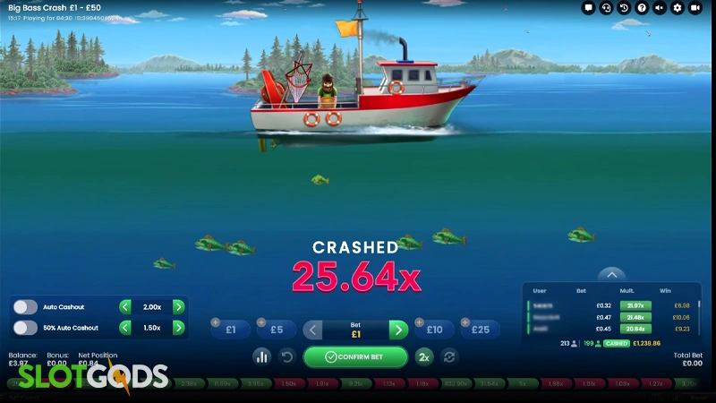 Big Bass Crash Slot - Screenshot 2