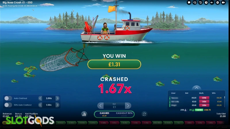 Big Bass Crash Slot - Screenshot 4
