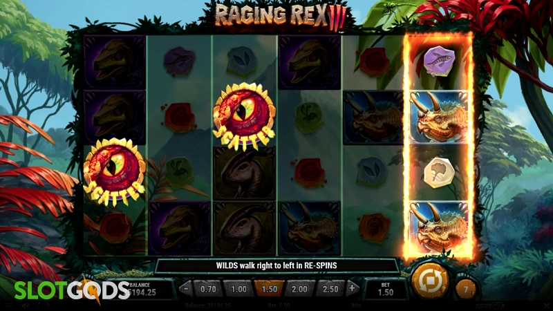 Raging Rex 3 Slot - Screenshot 2