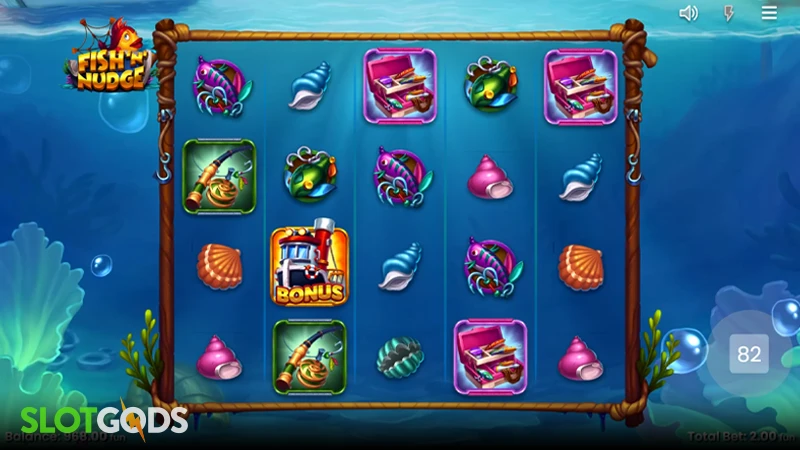 Fish ‘n’ Nudge Slot - Screenshot 