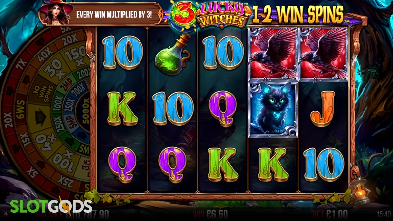 3 Lucky Witches Slot - Screenshot 2