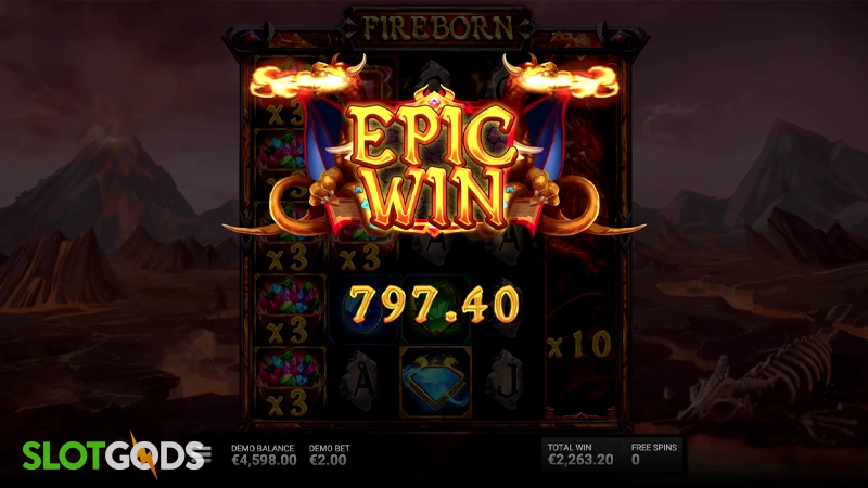 Fireborn Slot - Screenshot 4