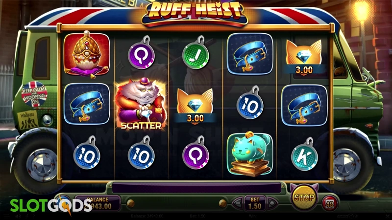 Ruff Heist Slot - Screenshot 