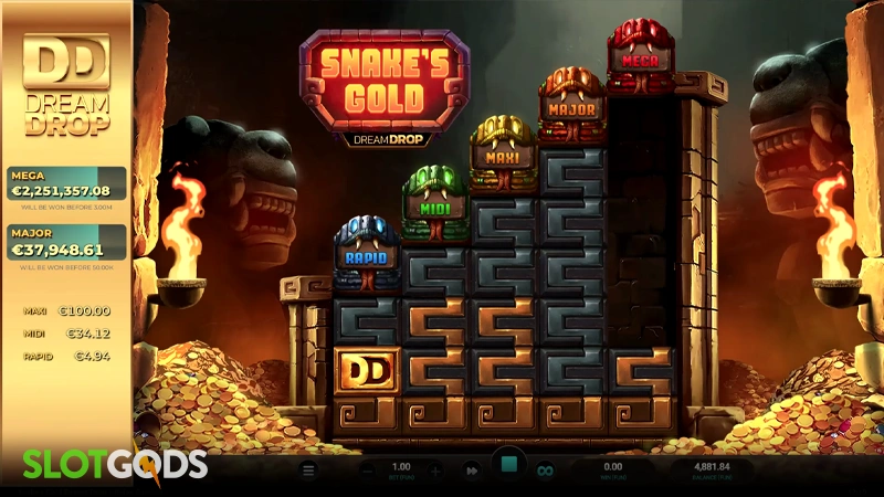 Snake's Gold Dream Drop Slot - Screenshot 3