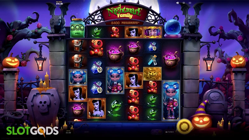 Nightmare Family Megaways Slot - Screenshot 1