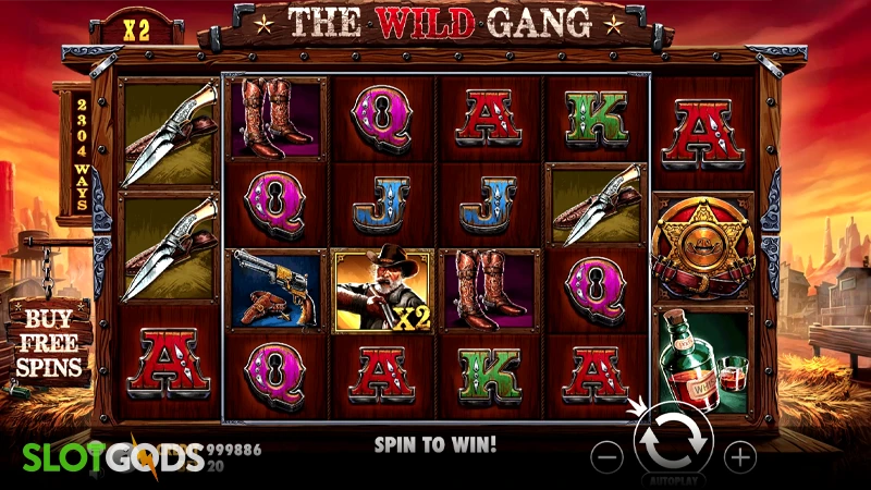 The Wild Gang Slot - Screenshot 1