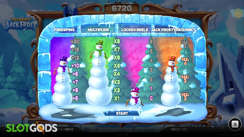Megaways Jack Frost Slot - Screenshot 2
