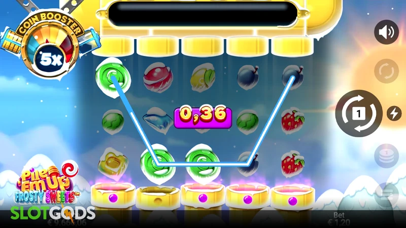 Pile 'Em Up Frosty Sweets Slot - Screenshot 3