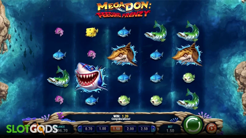 Mega Don Feeding Frenzy Slot - Screenshot 
