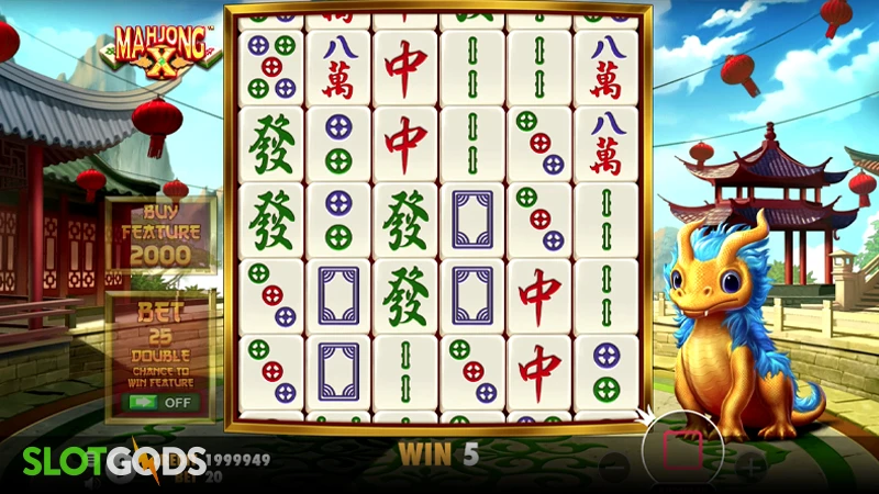 Mahjong X Slot - Screenshot 1