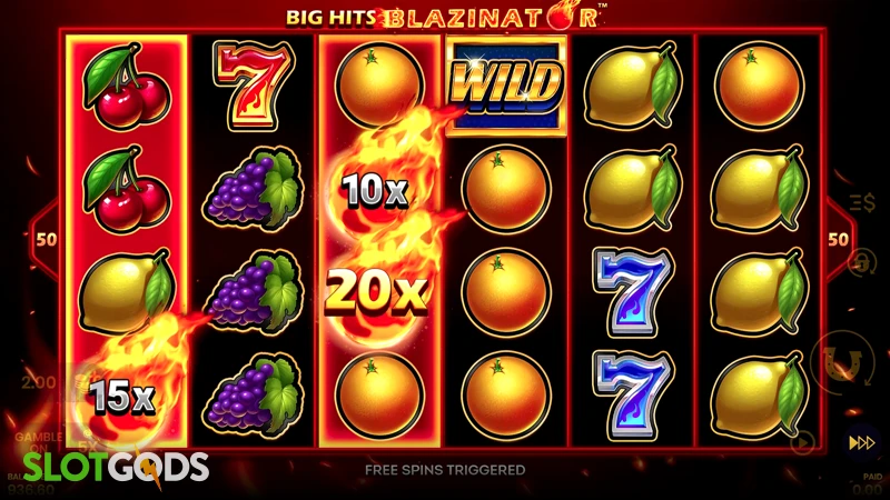 Big Hits Blazinator Slot - Screenshot 2