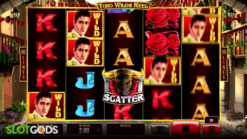 Toro Wilds Reel Slot - Screenshot 2