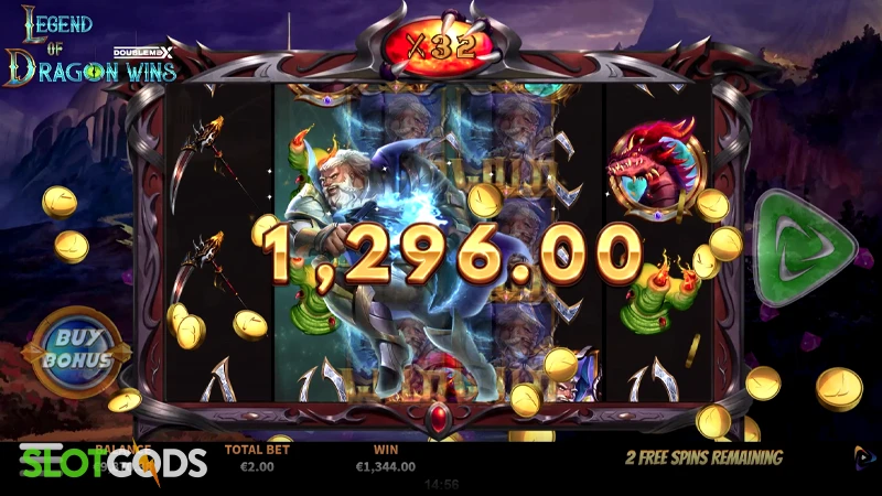 Legend of Dragon Wins DoubleMax™ Slot - Screenshot 4