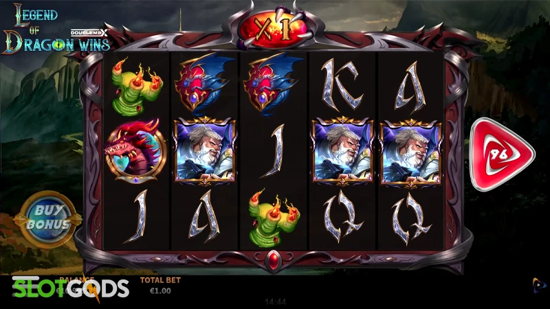 Legend of Dragon Wins DoubleMax™ Slot - Screenshot 1