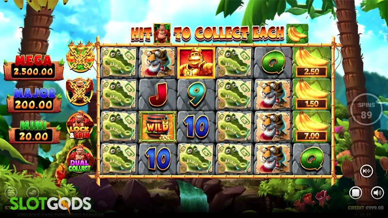 King Kong Cash Even Bigger Bananas Slot - Screenshot 1