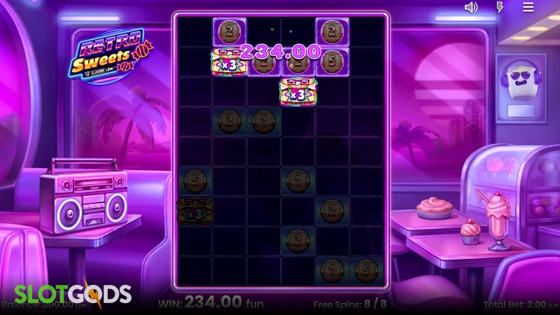 Retro Sweets Slot - Screenshot 3