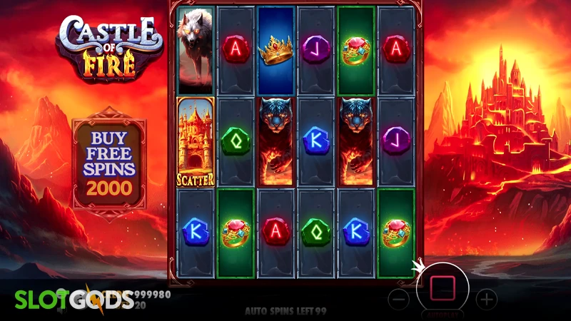 Castle of Fire Slot - Screenshot 1
