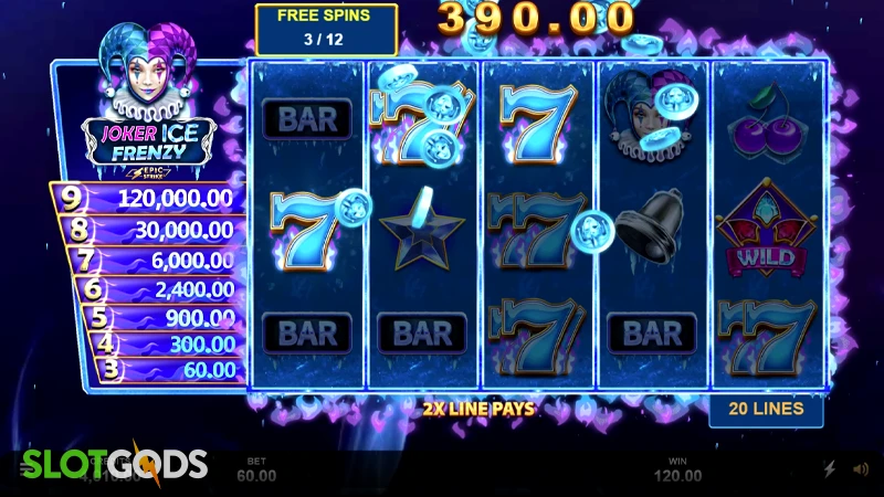 Joker Ice Frenzy Slot - Screenshot 2