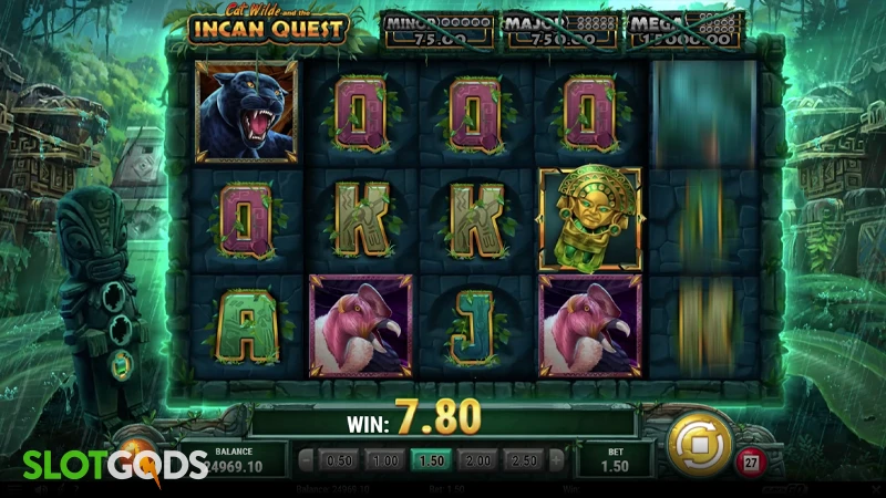 Cat Wilde and the Incan Quest Slot - Screenshot 2