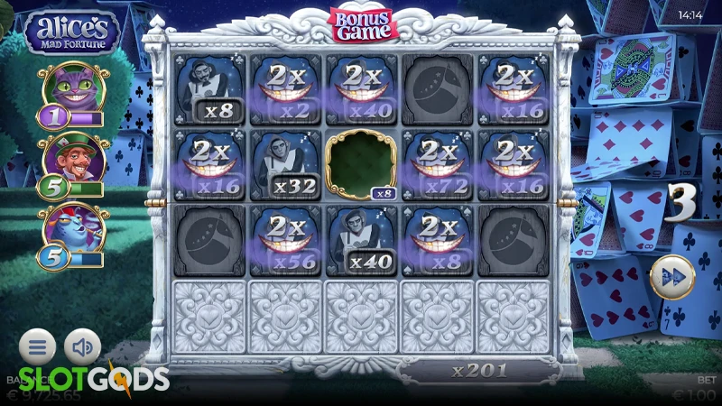Alice's Mad Fortune Slot - Screenshot 3