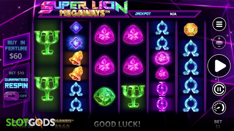 Super Lion Megaways Slot - Screenshot 1