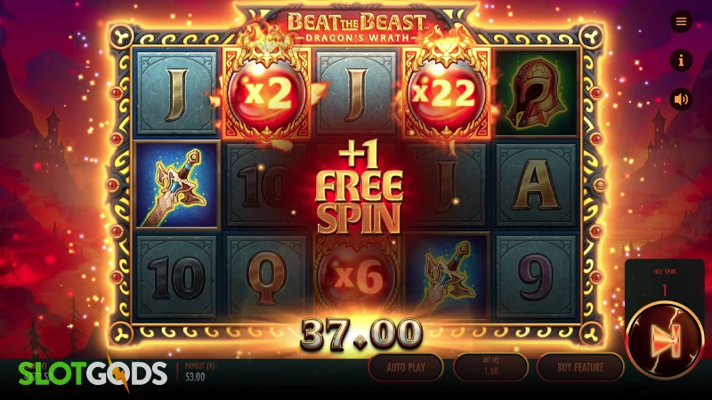 Beat the Beast: Dragon's Wrath Slot - Screenshot 4